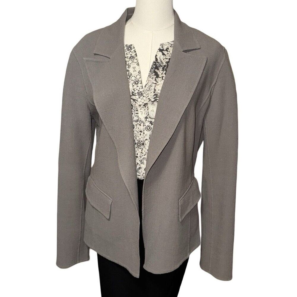St. John Taupe Hand Sewn Jacket Sz 12